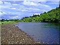 NH5345 : Looking down the River Beauly by Donald H Bain