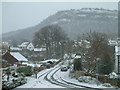 Helsby, The Hill in the Snow