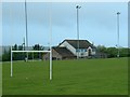 SS8682 : Cefn Cribwr Playing Fields by Chris Shaw