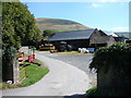 Farm buildings at Dolaugwyn