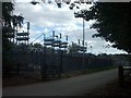 Electricity sub station near Three Legged Cross