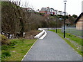 SN5881 : Riverside Walk, Aberystwyth by John Lucas