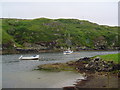 Boats moored in Caversta