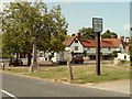 Village sign at Hunsdon, Herts.