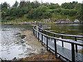 The floating bridge from Dry Island