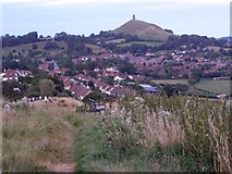 ST4938 : Southern Glastonbury from Wearyall Hill by Jim Champion
