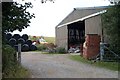 SH8574 : Farm Shed near Mynydd Llanelian by Terry Hughes
