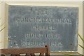 Detail: Zoar Congregational Chapel, Carew Newton