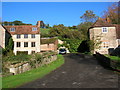 Gants Mill on River Brue at Bruton Somerset