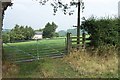 Gate and Footpath near Ysgubor Newydd