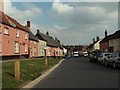 Village street at Haughley, Suffolk