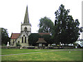 TQ1949 : Brockham Green: Christ Church by Nigel Cox