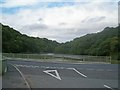 Looking North-East up Castle Pill over Black Bridge.