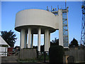 TL4675 : Water tower, Haddenham, Cambs by Rodney Burton