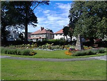 SC3776 : Hilary Square memorial garden, Douglas by kevin rothwell