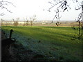 View from Harby churchyard across the Vale