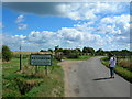 Keyhaven Road Sign