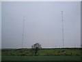 J3767 : Knockbrackan Radio Masts. by Peter Lyons