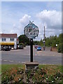 TG4917 : Hemsby village sign by Martin Pearman