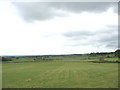 View East along the Pen-Cefn Road showing Prysgol and Plas Tirion Farmland