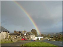 SE0188 : Rainbow over Aysgarth Youth Hostel by Alan McDonald