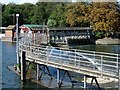 Weir at Molesey Lock