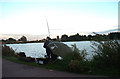 Fisherman at Yeadon Tarn