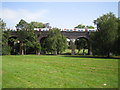 Arnos Park: Piccadilly Line viaduct