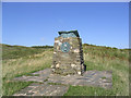 NT4418 : Memorial cairn to the poet Will H Ogilvie (1869-1963) by Walter Baxter