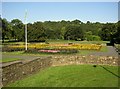 Flower beds in Wellholme Park, Brighouse