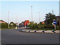 Roundabout on A5190 at Chase Terrace