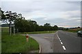 Lane to Backmuir Farm along the A96.