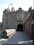 TR3750 : Entrance to Walmer Castle by Penny Mayes