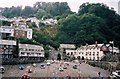 Clovelly Harbour at low tide