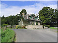 Riddell West Lodge by the B6400 road