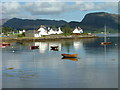 NG8033 : Boats in Plockton Bay by Dave Fergusson