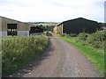 Cattle and Hay sheds at Crailinghall Farm