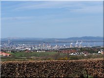 NS9176 : View of Grangemouth  BP Oil Refinery by peter henderson