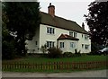 TL6117 : Farmhouse at Attridges Farm, High Roding, Essex by Robert Edwards