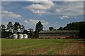 TL9461 : Farm buildings at Drinkstone Park by Bob Jones