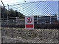 Security fence and sewage works, Harwell site