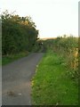 Former railway line near Wharf Cottage