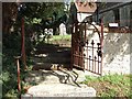 Steps and old gate