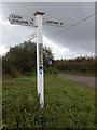 Signpost at Cooper