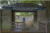 SW7827 : Mawnan Church lych gate by Philip White