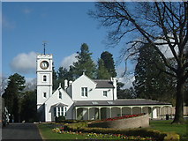 NZ2813 : Park-keeper's offices and clock tower by Stanley Howe