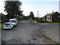 Watling Road, Fryston, looking from the bridle path , looking  south south west.