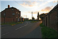 Towards the setting sun, Main Street, Nailstone