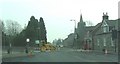 Road works in Torphins