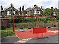 Swings in the memorial park, Redhill